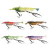 6.7cm Length PVC Shrimp Fishing Lures 4g Weight Pre-rigged Fishing Jigs  Walleye Fishing