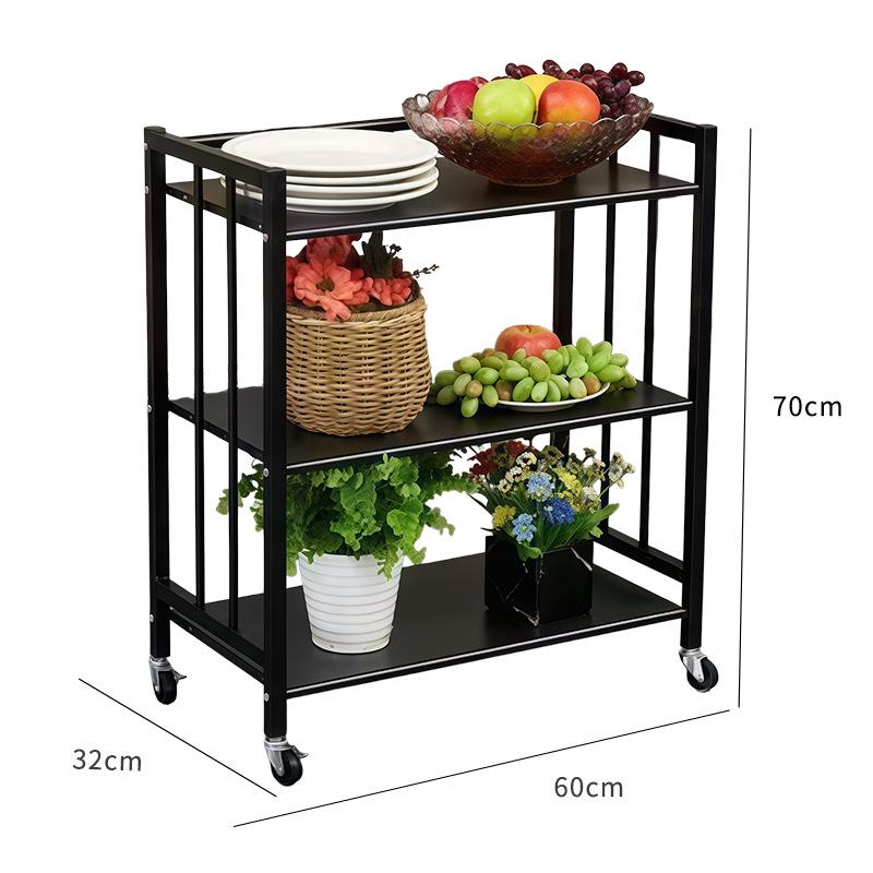 Multi-Layer Metal Kitchen Storage Rack for Vegetables