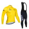 Cycling Sports Men's and Women's Long-sleeved Cycling Suit Sun Protection Spring and Autumn Breathable Quick-drying Mountain Bike