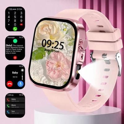 Reloj Inteligente, Llamada/Marcación Inalámbrica, Modo Multideporte, Múltiples Recordatorios de Aplicaciones, Adecuado para Hombres y Mujeres, Compatible con IPhone/An