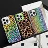 Classic Leopard Cheetah Phone Case For IPhone 17 16 15 14 13 12 11 Pro Max Plus Color Silver Cover