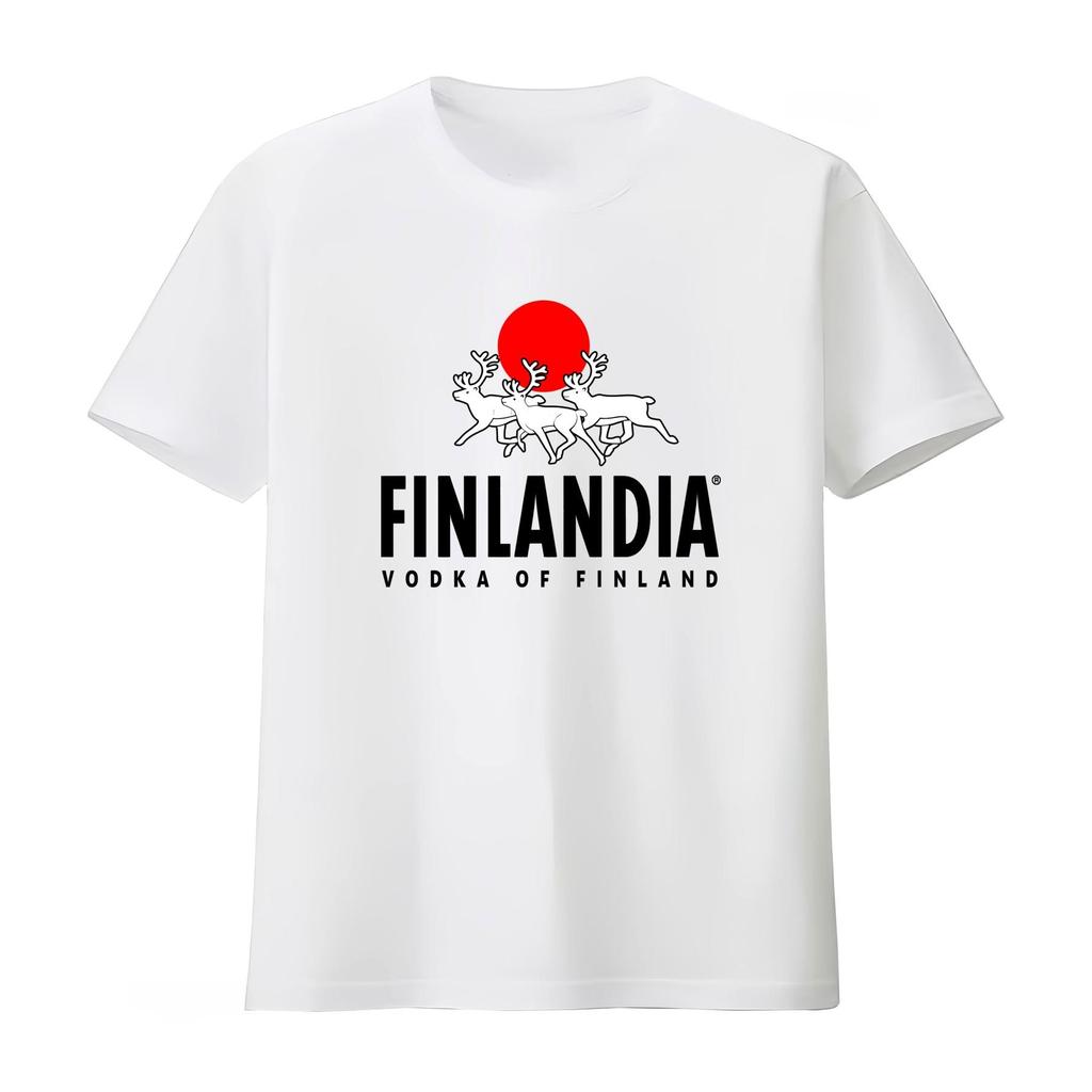Vtg 80s 90s Finlandia Vodka T Shirt Screen Stars Alcohol Booze Homme Top Everyday Wear Unisexs Clothing Women 2026 Summer T Shirt