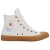 Converse Chuck Taylor All Star High Double Patch Women Sneakers White Vintage-White Gum-Light-Brown A15746C
