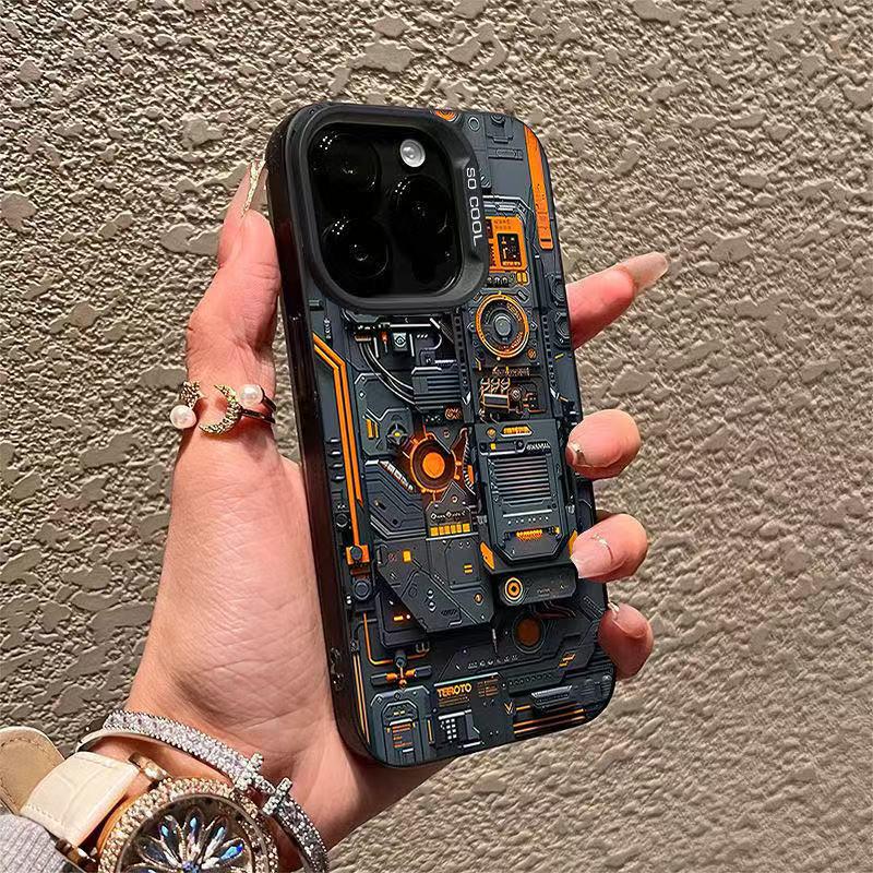 Energetic Cool Tech Phone Case for iPhone 17Promax/16/15/14/13 - European & American Style