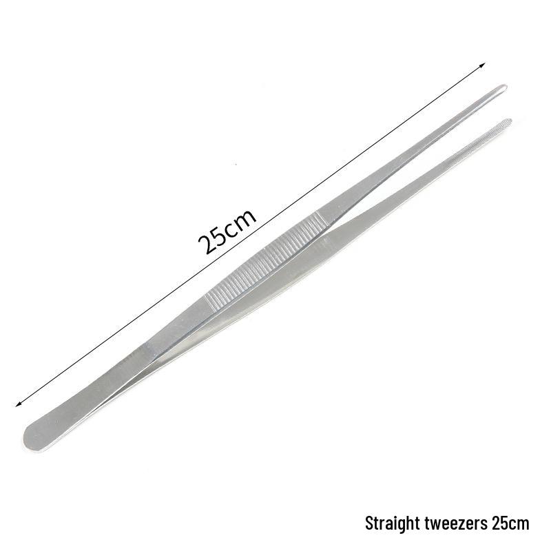Extra Long Stainless Steel Bent Tip Tweezers for Aquatic Plants and Multi-Purpose Use.