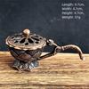 New Chinese Style Incense Burner Zinc Alloy Good Symbolism Indoor Aromatherapy Accessories Lotus Lucky Cat Incense Burning