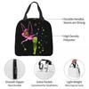 Floral Tinkerbell Insulated Lunch Bag for Kids School Cooler Thermal Food Box Tote Portable Lunch Boxes Container