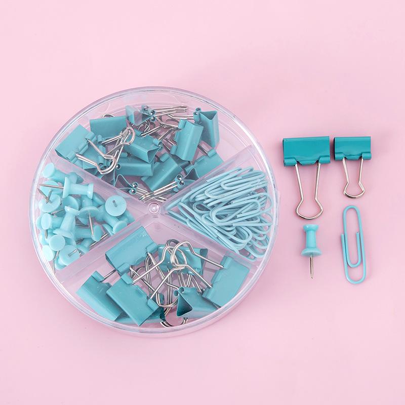 Macaron Metal Binding Clips for Student Papers and Office Bills