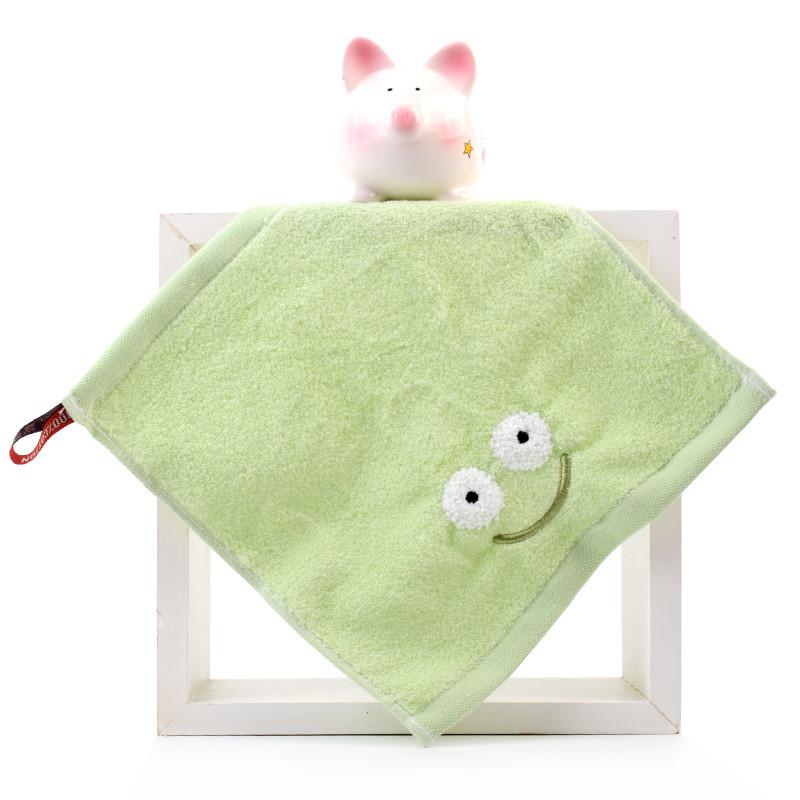 1Pcs 25x25cm Cartoon Panda Jacquard Cotton Baby Children Face Towel Hand Washcloth Water Absorbent Soft