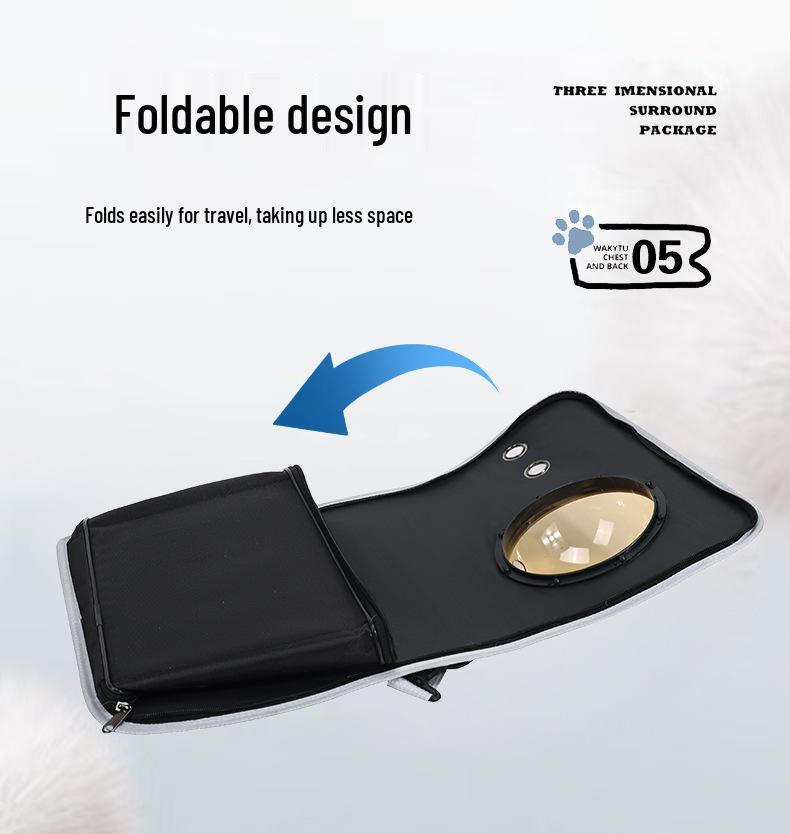 Portable Foldable Pet Space Capsule: Large Capacity Airline Crate for Cats and Dogs