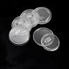12/25/50pcs Acrylic Button Pins Badge Round Clear Pins Blank Buttons Badges Kit for Christmas Craft DIY Badges Making Supplies