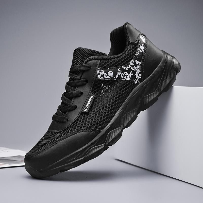 Women's Lightweight Waterproof Leather Running Shoes