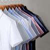 16 New High-luxury Lenzing Modal Short-sleeved Shirt Men's Solid Color Casual Business Breathable Non-ironing Men's White Shirt