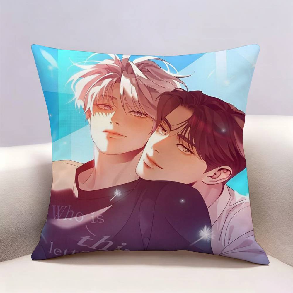 BL Drama Manhwa PPearl BBoy Doublesided print Pillow Case Cushion Cover Throw Pillow Case For Car Sofa