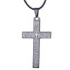 ZRM Jewelry Stainless steel Bible Necklace Jesus Cross Pendant For Men Women Gifts