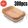 Disposable Air Fryer Paper Non-Stick Kitchen Baking Airfryer Mat Oilproof Micro-wave Barbecue Pad Baking Paper Liner Accessories