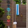 Flower Geometry Wall Decors Plaque 7 Chakras Meditations Acrylic Wall Hanging Ornament Bedroom Decoration Spiritual Gift