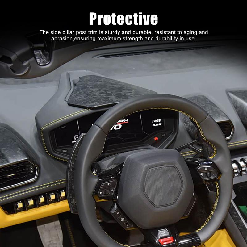 Real carbon fiber For Lamborghini Huracan Lp610 2014-2025 Car Dashboard Cover Interior Trim Accessories