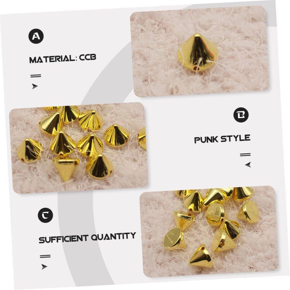 150 buc. Nituri punk cu glonțuri, conuri, mărgele, artizanat, bricolaj, punk, crampoane, accesorii pentru îmbrăcăminte, pantofi, geantă de mână