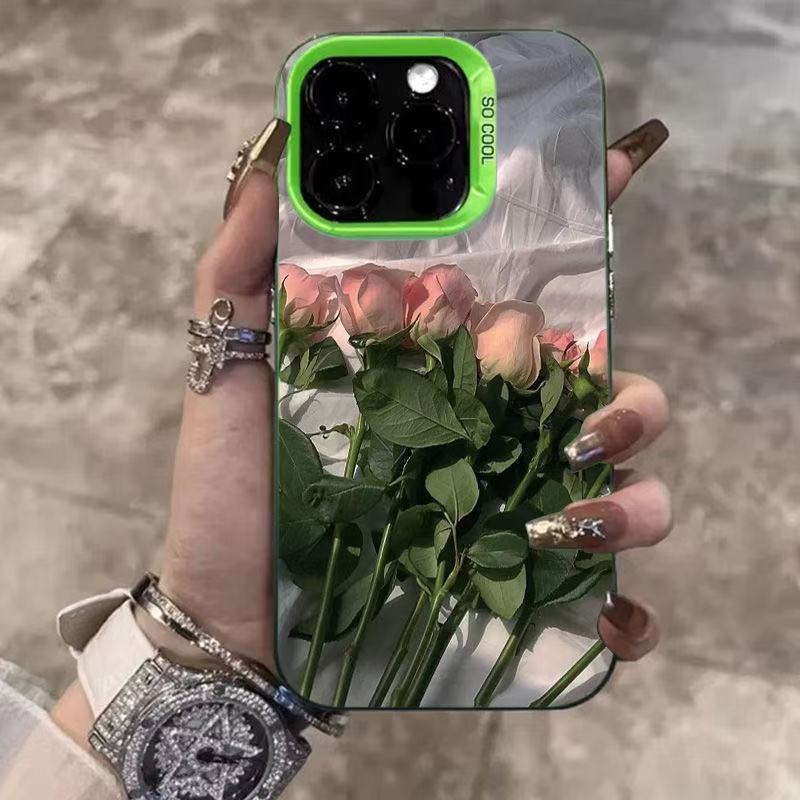 Personalized Rose Is Suitable for Iphone17 Mobile Phone Case 16 Apple 15promax/14 Anti-drop 13pro12 Europe and America 11