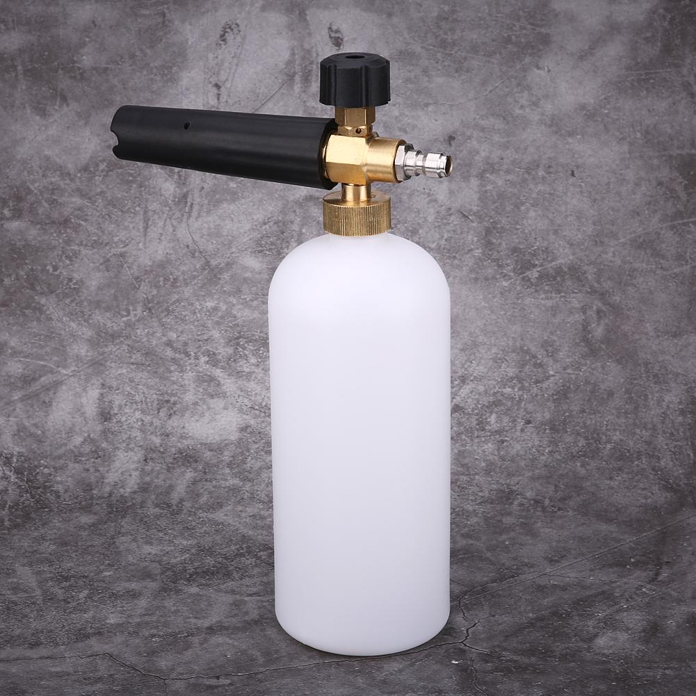 1 4  Adjustable Snow Foam Lance Washer 1L Bottle Car Wash Nozzle Sprayer Pressure Car Washer