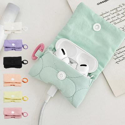 Bluetooth Headphone Case Headphone Storage Protective Soft Case Travel Organizer  Bluetooth Headset New Cute with Buckle Bag