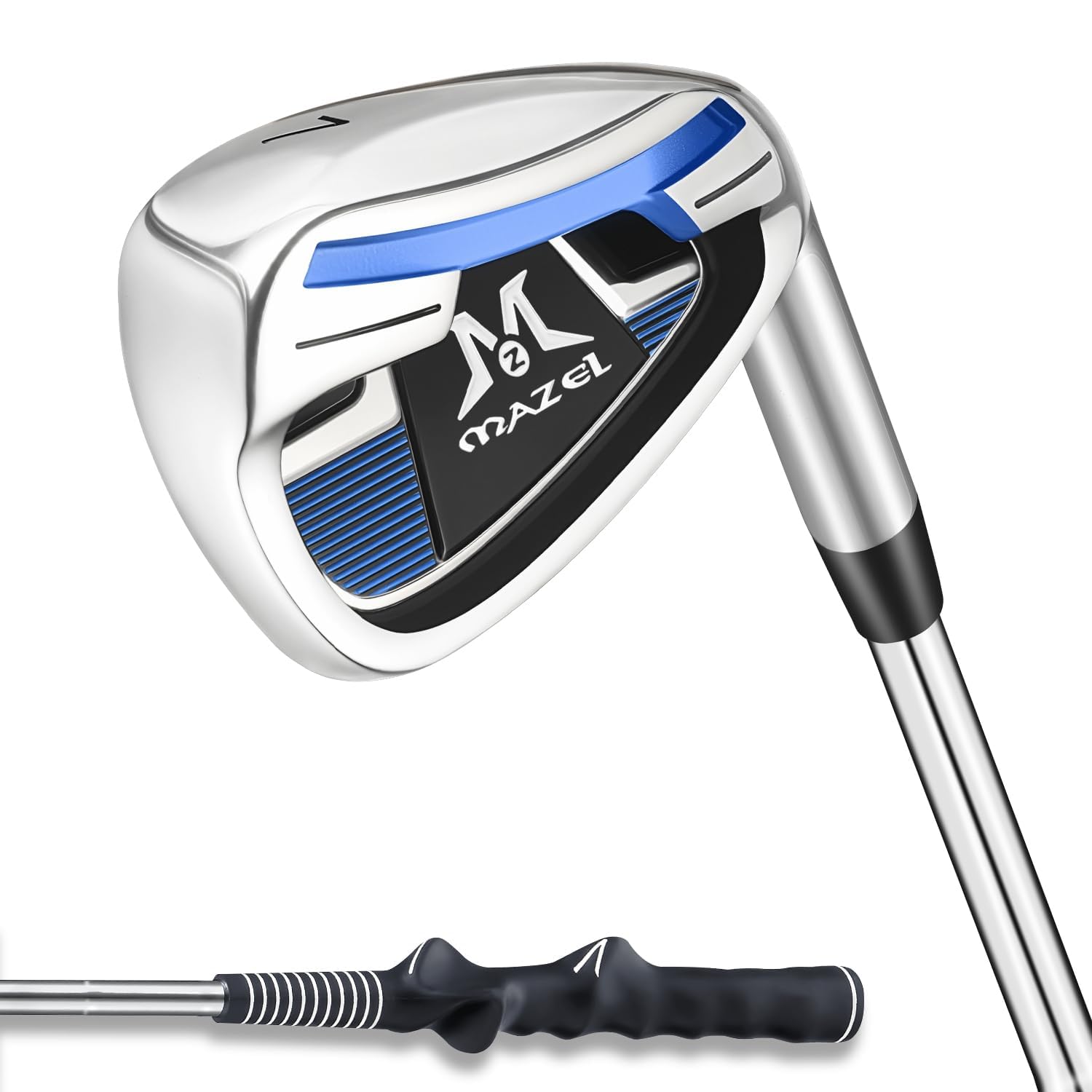 

MAZEL Golf Practice Club 7 Iron Swing Practice Equipment Practice Supplies Swing Trainer Golf Aid Posture Corrector Swing Corrector Stick Warm-up синий