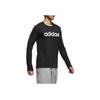Adidas Logo Print Crew Neck Long Sleeve T-Shirt Men Tops Black DM4271