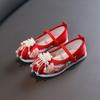 New girls embroidered shoes children's ancient shoes baby handmade cloth shoes Hanfu shoes performance shoes
