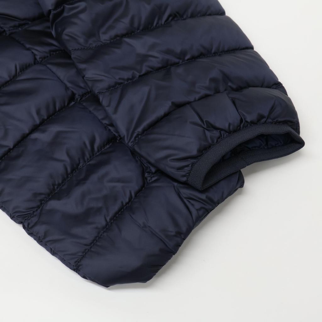 CAPE HORN 62550 PALOMA/Paloma Navy Logo Patch Hooded Down Jacket Jacket 46 NavyUsed