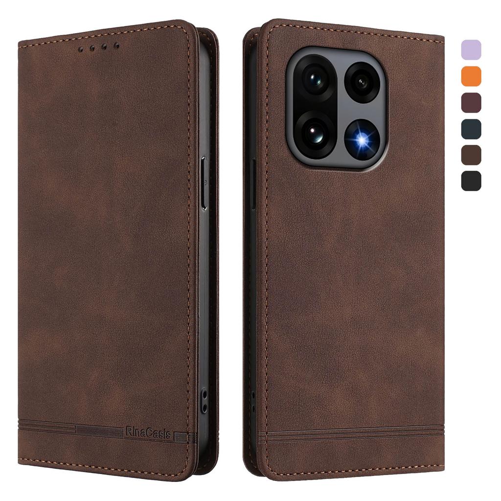 Leather Magnetic Flip Case For Oneplus 15 13 13T 13R 13S 12 12R 11 11R 10T 10R 10 9 Pro 9R 8T Wallet Card Solt Phone Cover Funda