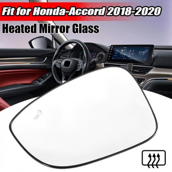 Driver Left Side Heated Blind Spot Mirror Glass for Honda Accord 2018-2021 2022