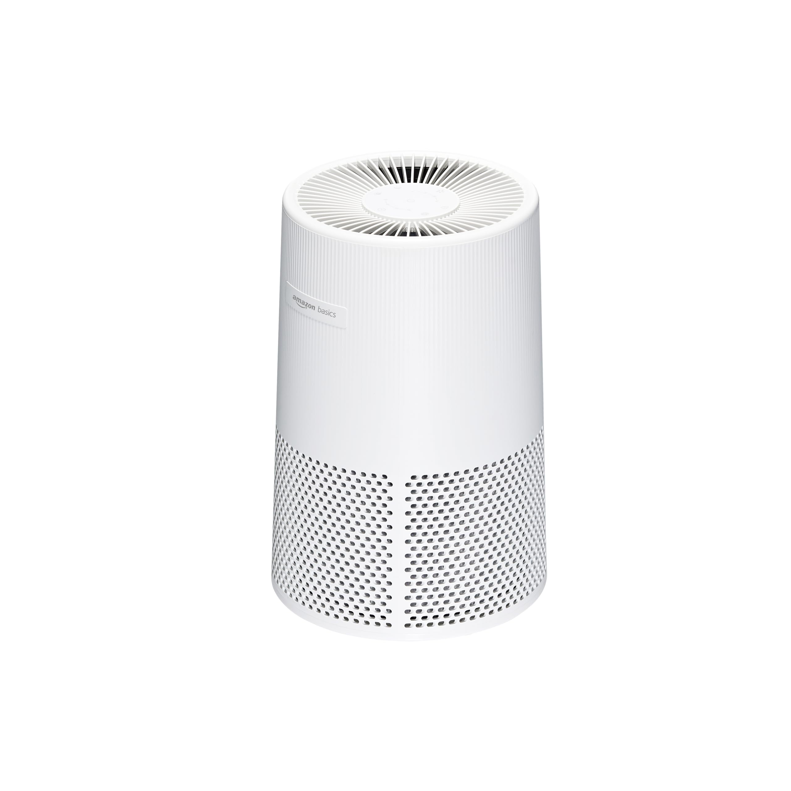 

AmazonBasics Air Purifier Small 18 Pollen House Dust HEPA Filter White Tatami/Body