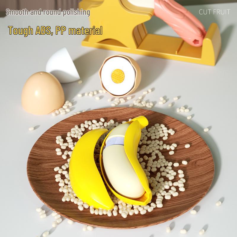 Peelable Pretend Play Fruits & Veggies Set - Fun Kitchen Toy for Children