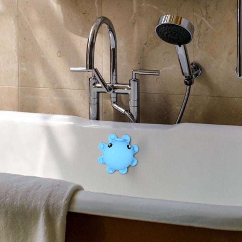 Cute Silicone Bathroom Bathtub Overflow Drain Cover Bath Accessories Tub Stopper Suction Cup Seal