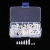180pcs White M3 Hex Male Female Standoffs Screws Nuts Assortment Kit With Box