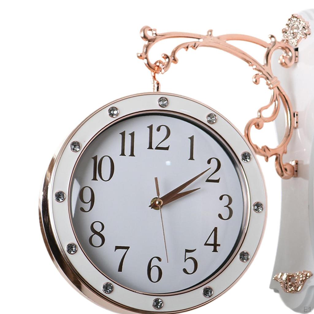 Double-Sided Wall Clock for Living Room And Porch