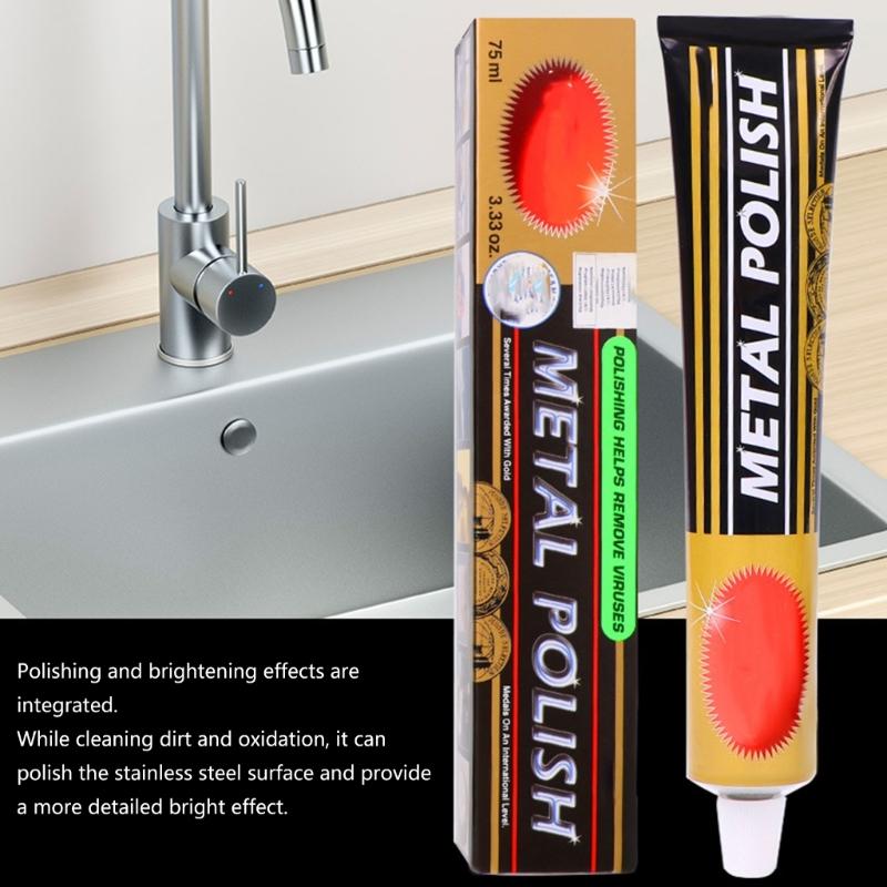 Safe Metal Cleaning Paste Cream Suitable for Deep Cleaning Polishing Without Harmful Chemicals Jewelry & Watch Band Care