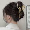 High-End Metal Butterfly Hair Clip for Women - Large, Elegant 2024 Style Shark Clip