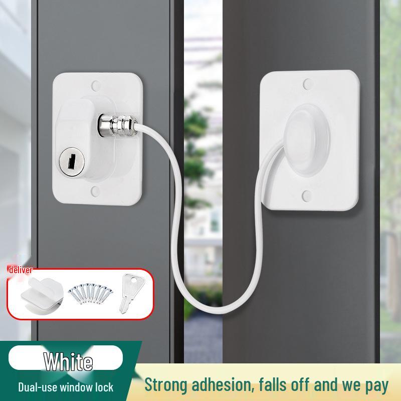Aluminum Alloy Child Safety Lock for Windows and Sliding Doors