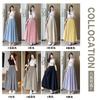 Yellow Yamamoto culottes women's summer thin, new small high-waisted loose-drape ice silk casual wide-leg pants