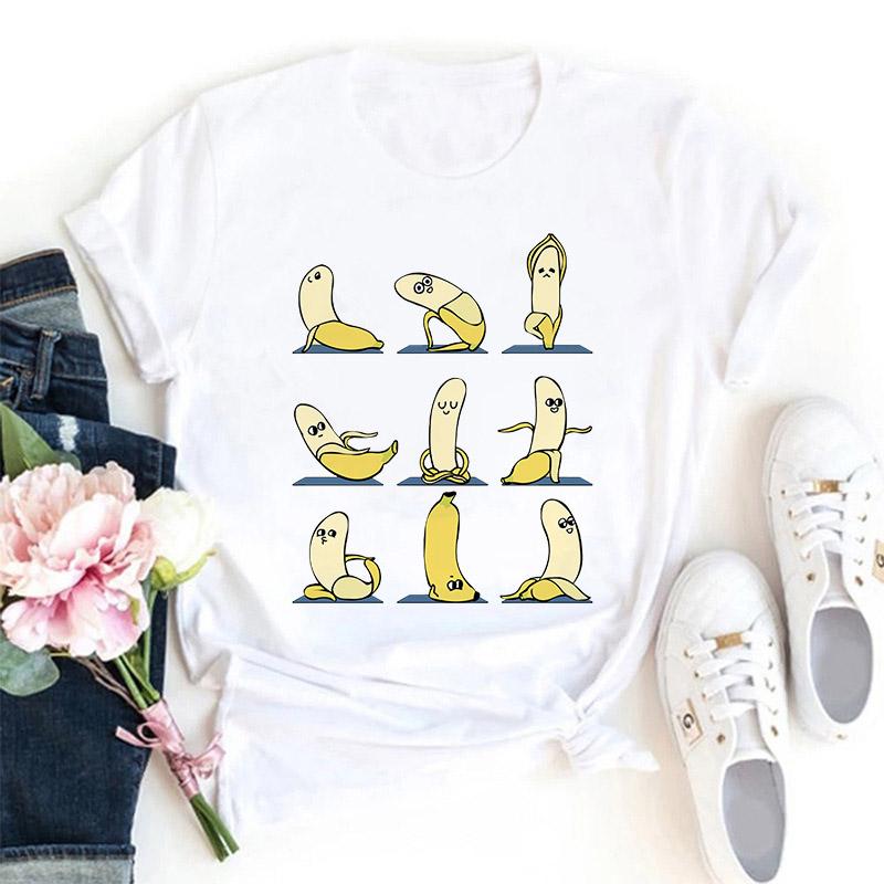 Graphic Cartoon Printed T Shirt Women Cute Top Tees New Arrival Creative Tshirt Ladies 90S Fashion Clothes O Neck Female T-Shirt