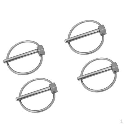 Linch Pin with Mm for Marine Boat Deck Tractor (Pack of 4)