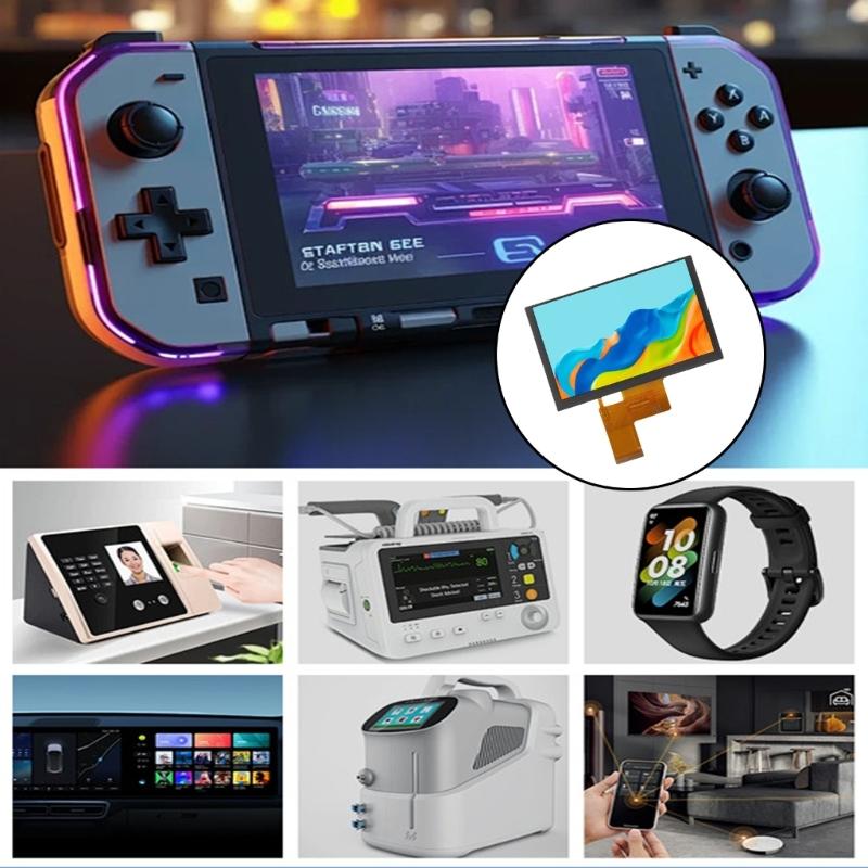 High Brightness 400cd/m² 5" TFTs Display Panel 800x480Pixels with 900 1 Contrast for Medicals Systems