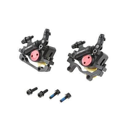 Etermeta ZOOM HB-100 Mountain Bike Disc Brakes, Aluminum Alloy, Line-Tuning Hydraulic, Front and Rear Set (Black)