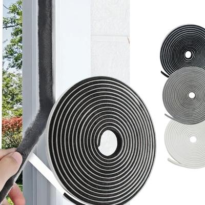 ULcomlife Black Gap Mohair Increased Draft Pile Fits Irregular Draft Prevention Long Insect Improves Heating and Cooling Saves Energy On Air 9mm Wide