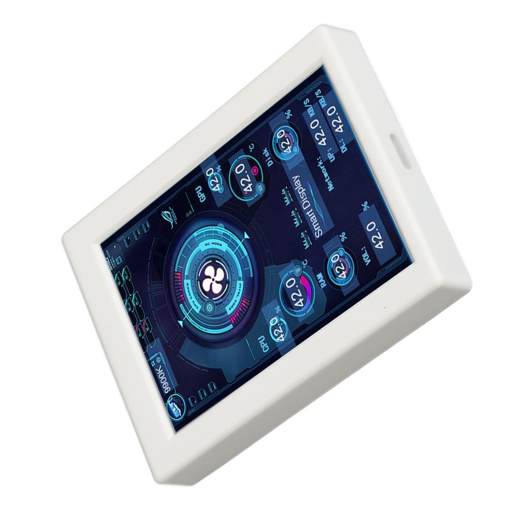 Écran IPS USB 3,5 pouces Affichage de la température PC Rotatif à 360 degrés Moniteur de données CPU d'ordinateur AIDA64