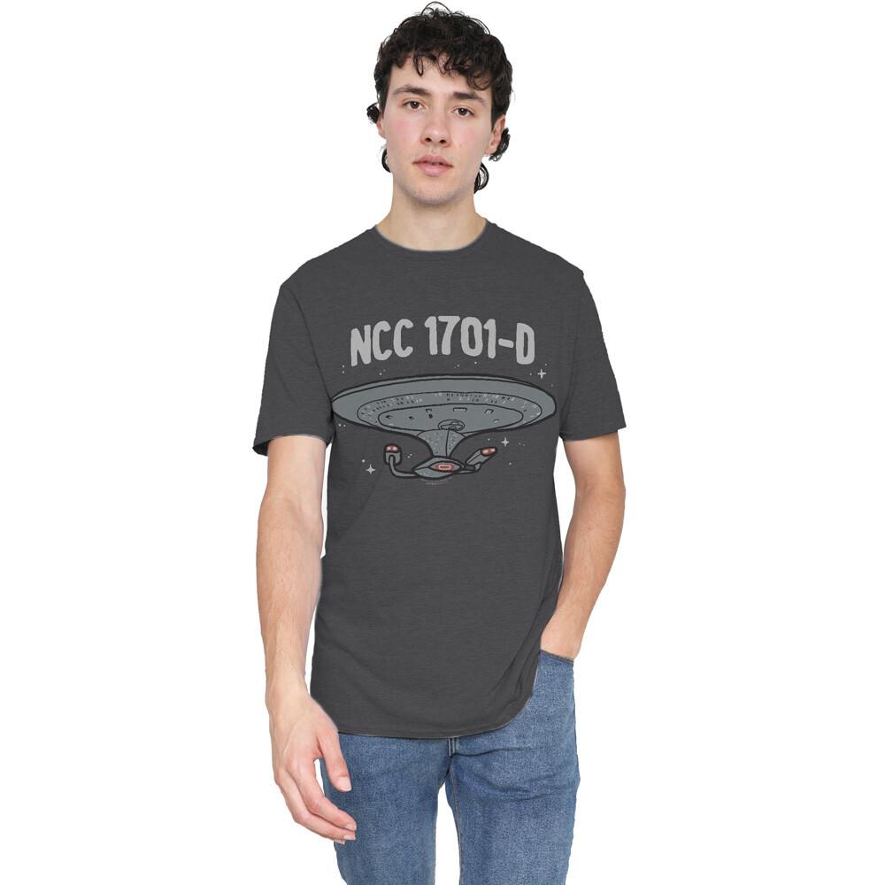 Star Trek The Next Generaton T-Shirt S-3XL Charcoal XXXXL