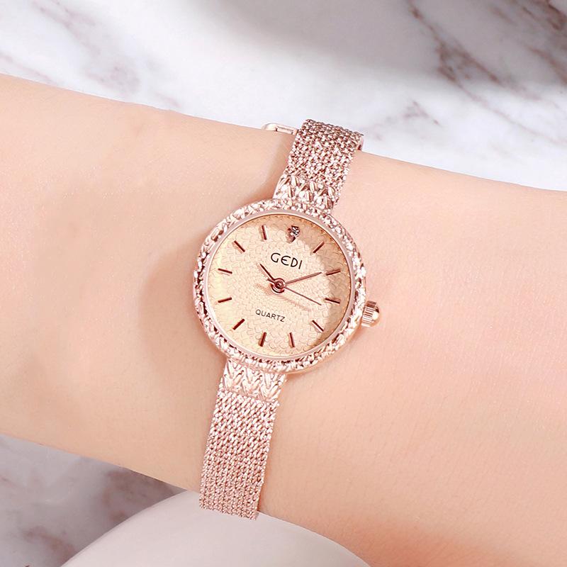 Mori Retro Alloy Strap Women'S Watch Colorful Multi-Color Wrist Watch Literary College Style Fashion