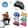 Leiasnow Tambourine Percussion Foot Tambourine Foot Bells Foot Instrument (Black, 2 Pieces)